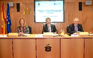 Mesa de la inauguración de las Jornadas entre el CGPJ y el Consejo General del Notariado